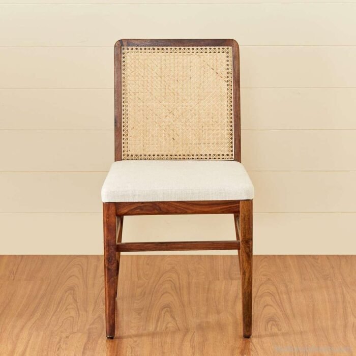 Aragon Rattan Solid Wood Dining Chair