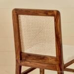 Aragon Dining Chair Rattan With Upholstery