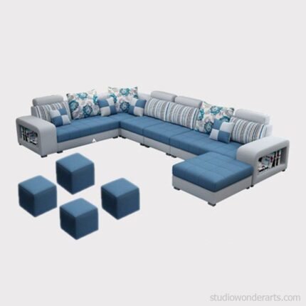 Berlin Sectionals L Shape Sofa Set