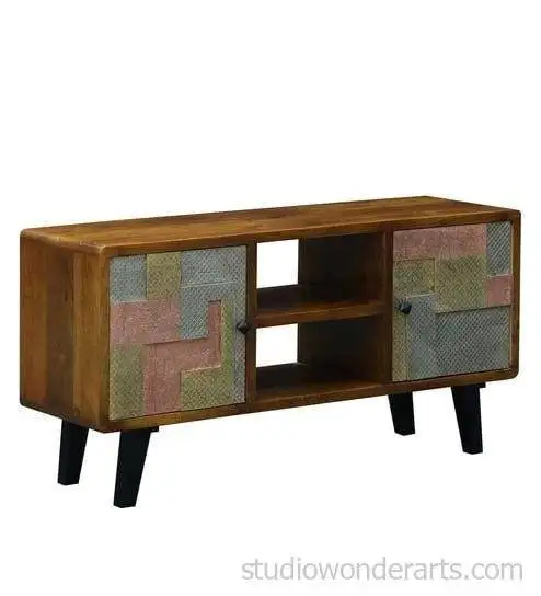 Edgar Solid Wood TV Console