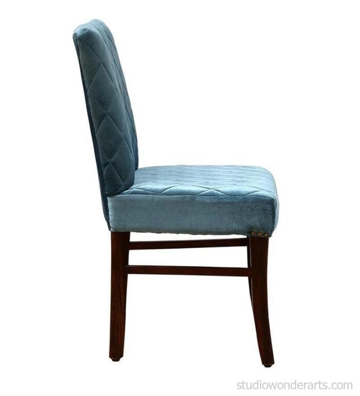 palamas quilted dining chair in aqua colour by globally indian palamas quilted dining chair in aqua