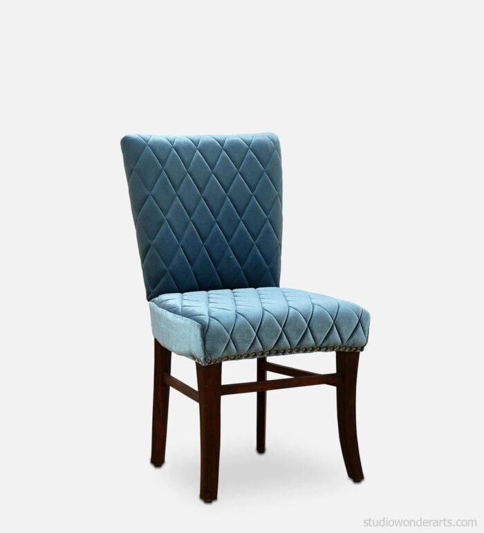 palamas quilted dining chair in aqua colour by globally indian palamas quilted dining chair in aqua giuu8y