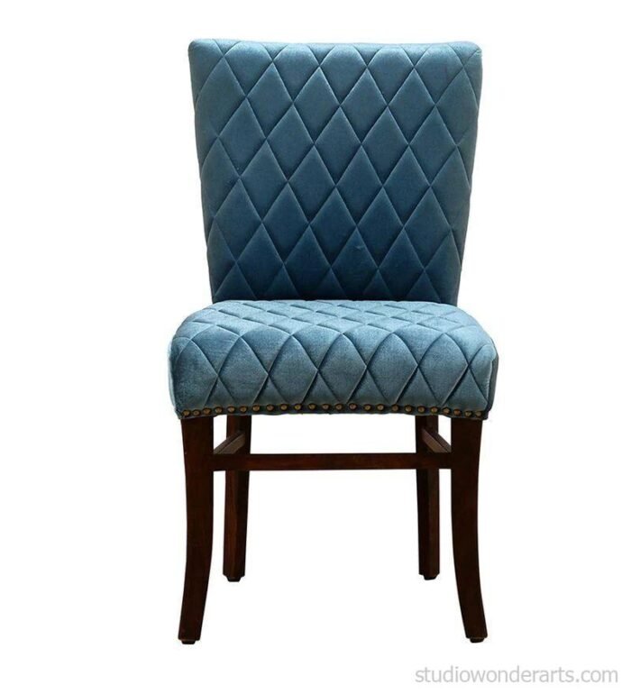 palamas quilted dining chair in aqua colour by globally indian palamas quilted dining chair in aqua ovlj23