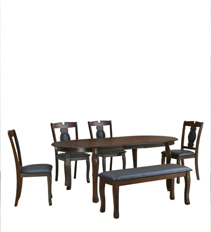 portsmouth 1 4 bench solid wood dining set in cappucino colour by home portsmouth 1 4 bench solid w 1vagj9