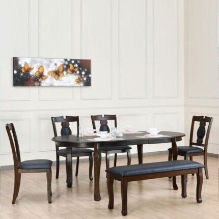 Roland 6 Seater Solid Wood Dining Set