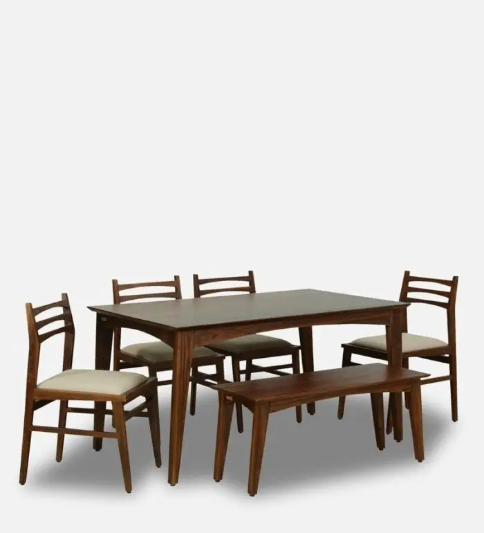 Tectona Latin 6 Seater Solid Wood Dining Set