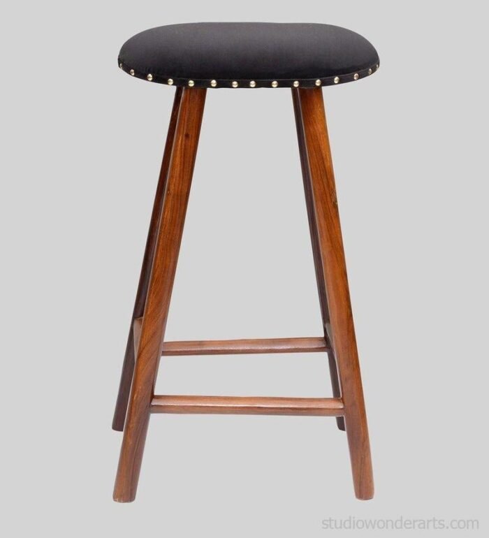 upholstered bar stool in black colour by natural furnish upholstered bar stool in black colour by na tlyoez