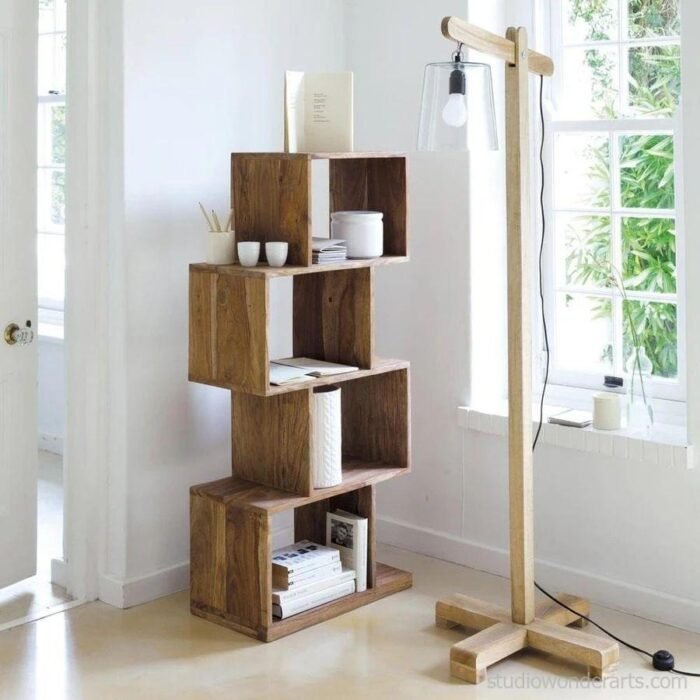 4 Conner Wooden Bookshelf