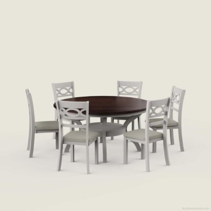 Amada 4-6 Round Pedestal Dining Set