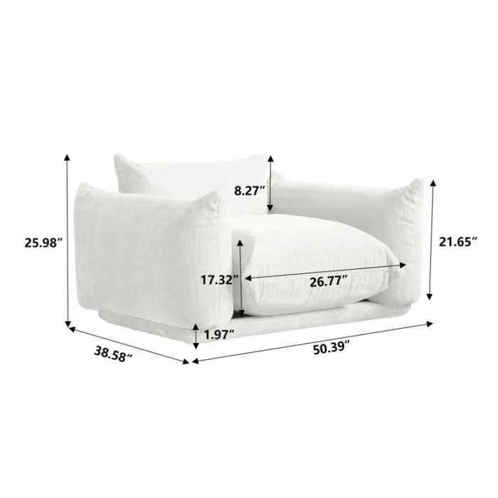 Toupin50.39UpholsteredSingleSofa 13