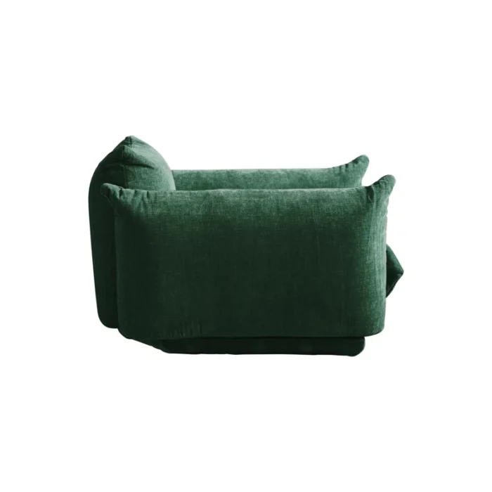 Toupin Green 50.39'' Upholstered Single Sofa