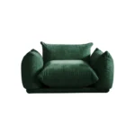 Toupin Green 50.39'' Upholstered Single Sofa