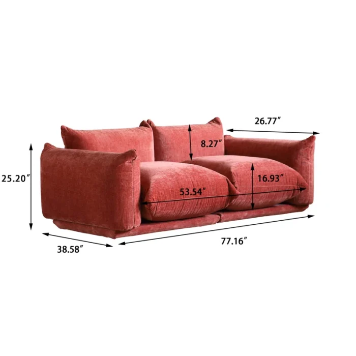 Waltman77.16UpholsteredSofa 6