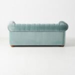 Chesterfield 2 Seater Sofa Blue Velvet