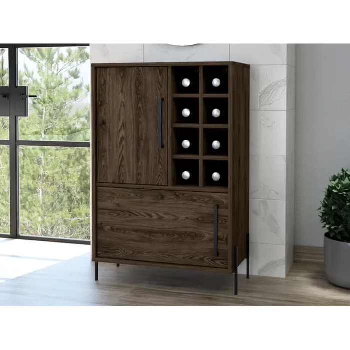 Essiah 25'' Wooden Bar Cabinet