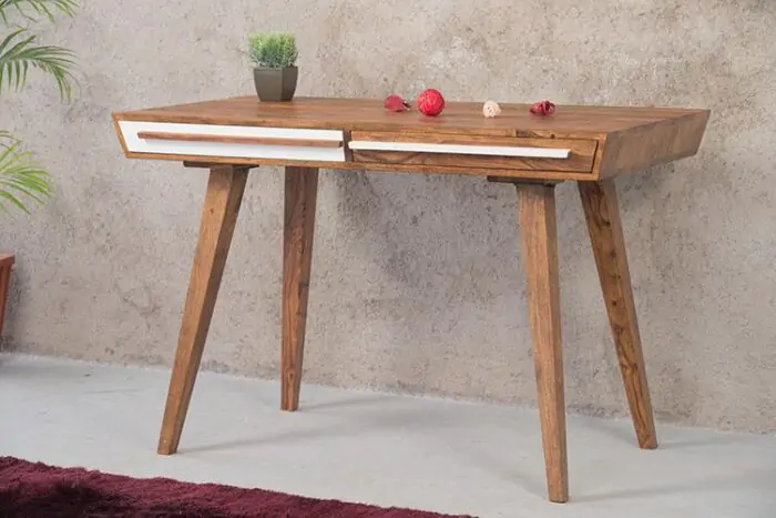 Elena Solid Wood Study Table