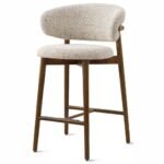 Fayette Nordic Barstool In Solid Wood