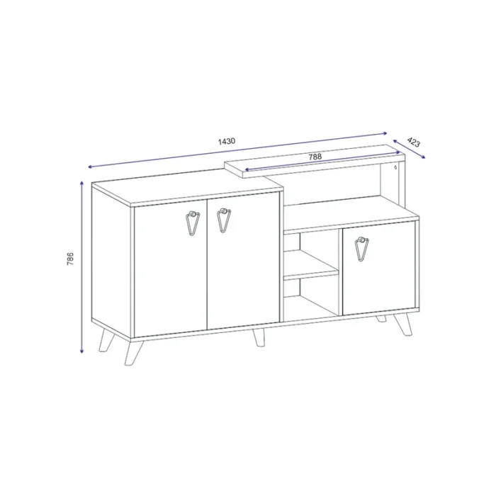 56.3Sideboard 4