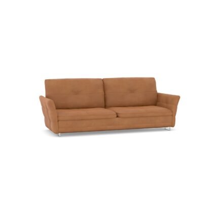 Italiano 3 Seater Leather Sofa In Tan