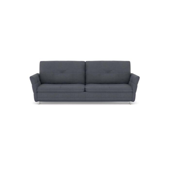 Italiano 3 Seater Leather Blue 36 scaled