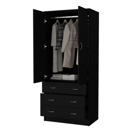 Prescott Armoire Wardrobe with 3 Drawers