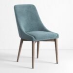 Solid Wood Dining Chair in Blue