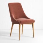 Solid Wood Dining Chair in Rust