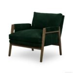 Harold Classic Club Accent Chair in Solid Wood