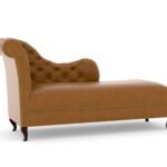 Chesterfield Leather Lounge In Tan