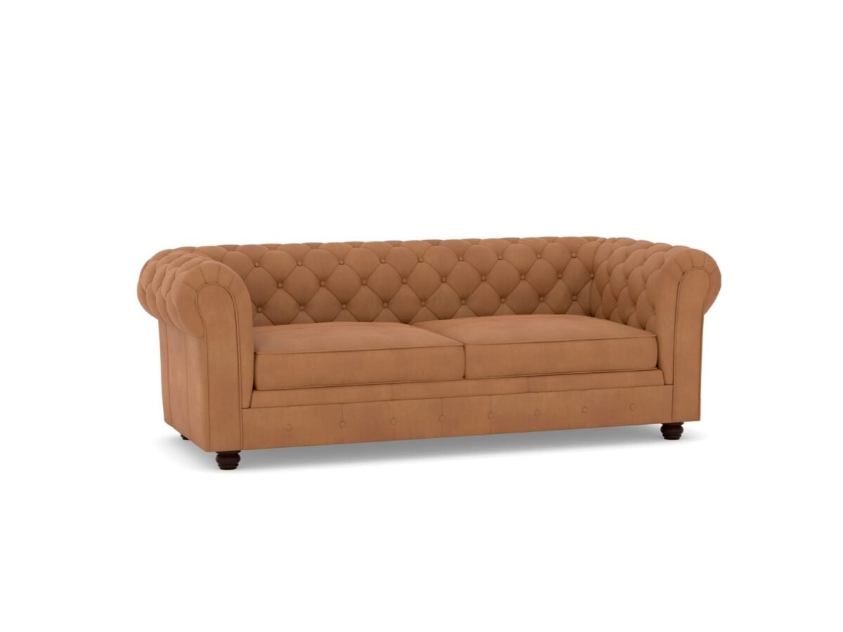 Chesterfield 3 Seater Sofa in solid wood
