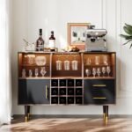Luxury Svimi Bar Cabinet 47 inch in Wallnut