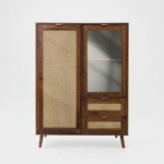 Bahram 39.96'' Sideboard with Bar Cabinet In Solid Wood