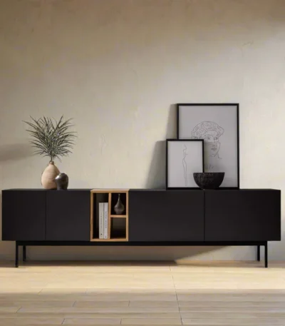 Modern Minimalist TV Cabinet with Storage
