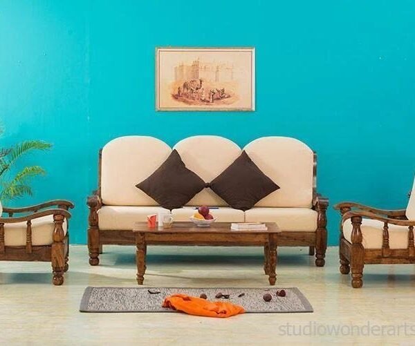 3/4/5 Seater Grand Sheesham Solid Wood Sofa