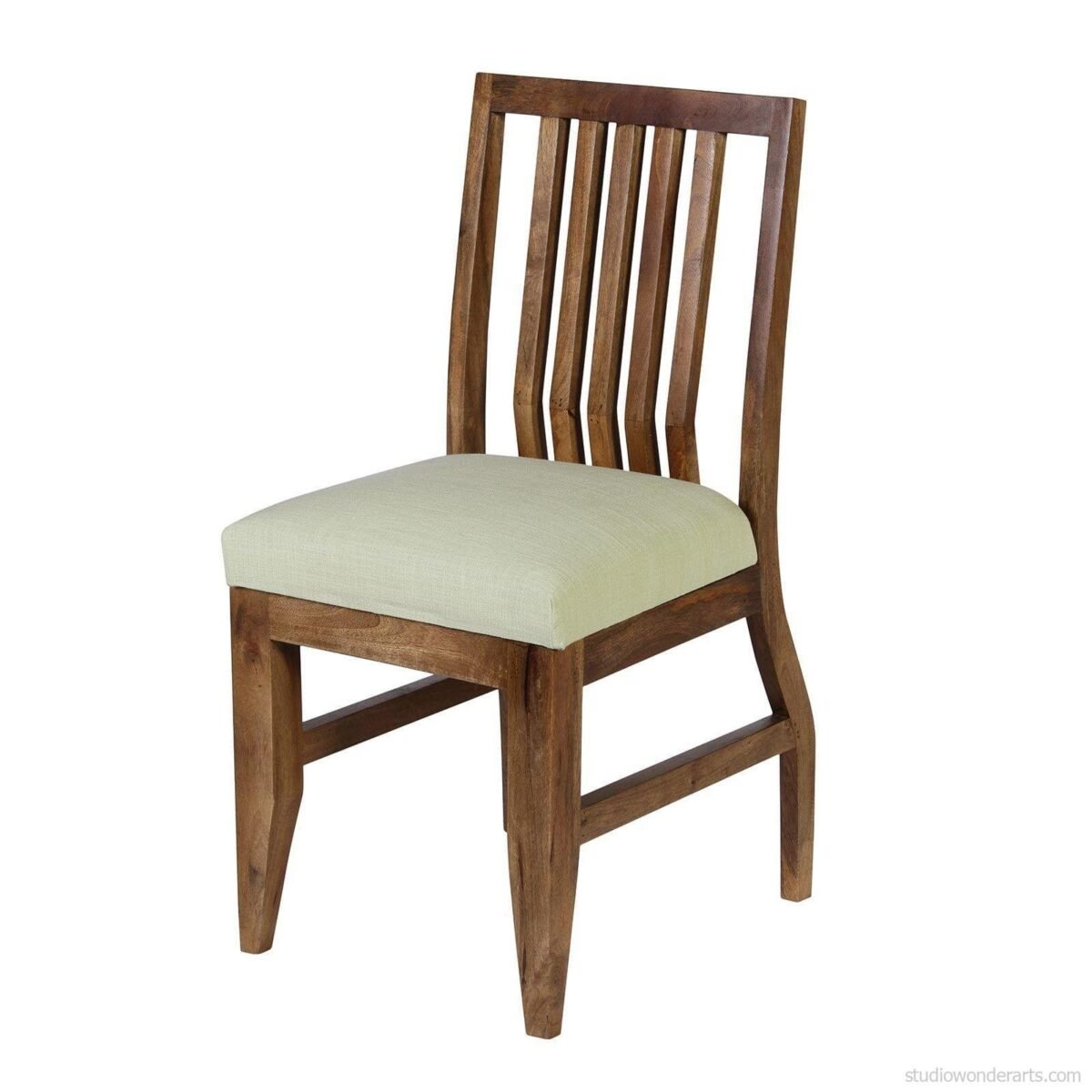 Nimueh Farmhouse Dining Chair In Solid Wood