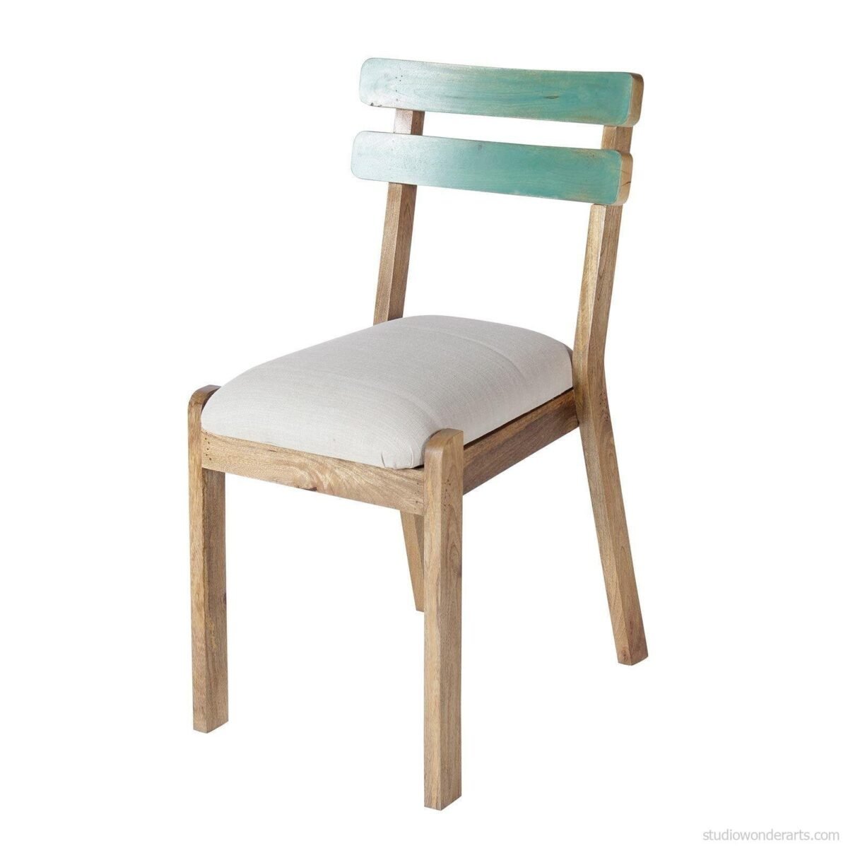 Pearce Roll Dining Chair in Solid Wood