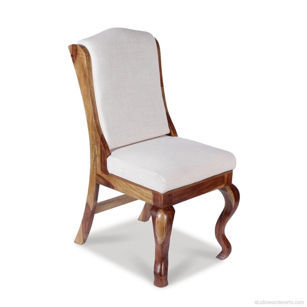 Morgana Solid Wood Dining Chair with Upholstery