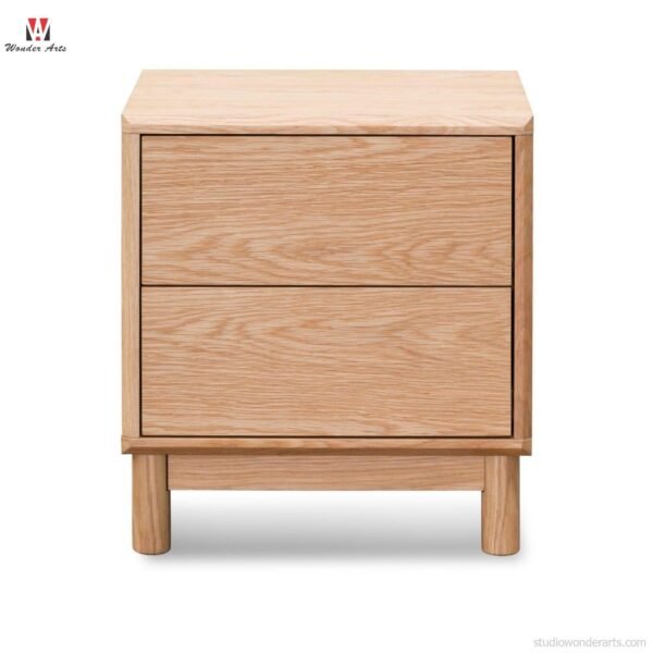 Farmhouse Bedside Table in Solid Wood