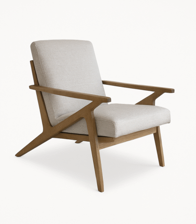 Joy 30" Solid Wood Lounge Chair
