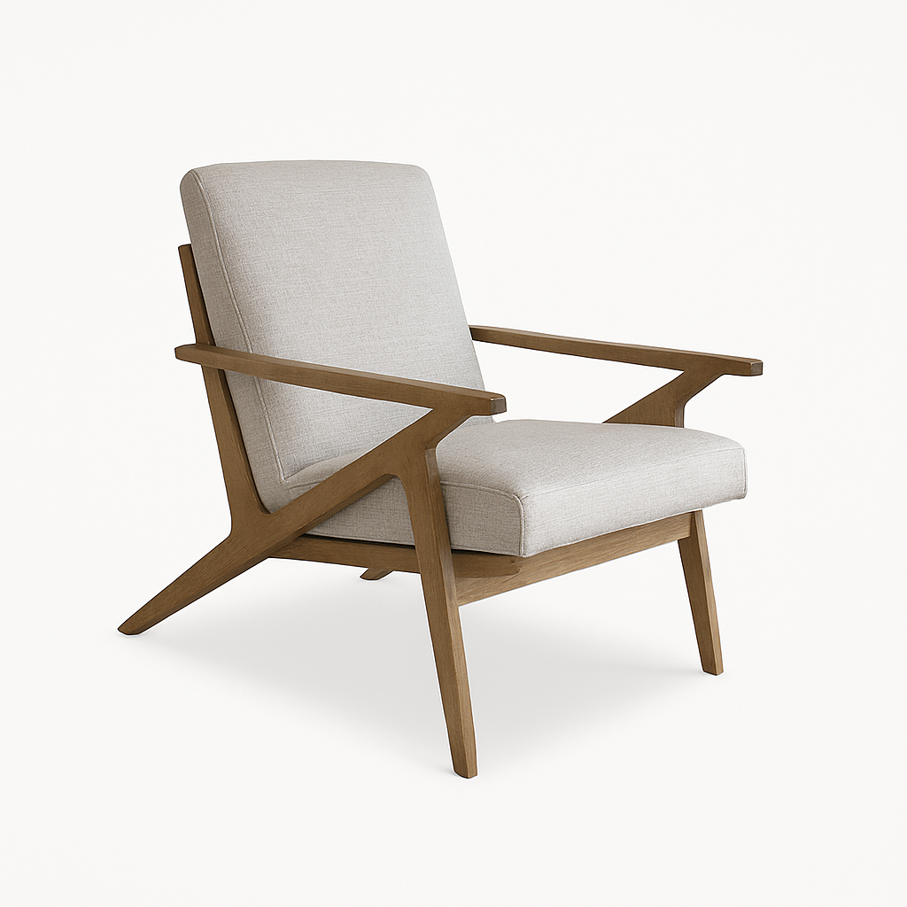 Joy 30" Solid Wood Lounge Chair