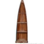 Reclaimed Wood Book Shelf In Distress Finish