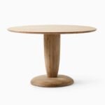 Winona Round Pedestal Dining Table (48") in Solid Wood