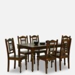Ashford Solid Wood Dining Set 6 Seater
