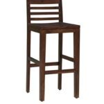 Stigen Wooden Bar Stool In Provincial Teak Finish