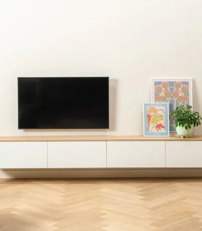 Floating TV Cabinet with Minimalist Design