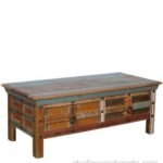 Azealia Reclaimed Wood Coffee Table In Distress Finish