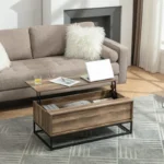 Lift Top Coffee Table With Hidden Storage Compartment