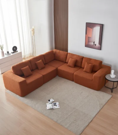 Modular Sofa Couch - Five Piece Set
