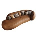 Costera Arch Sofa Tan Brown