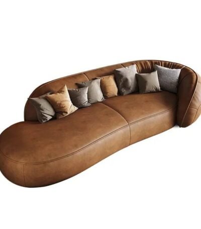 Costera Arch Sofa Tan Brown